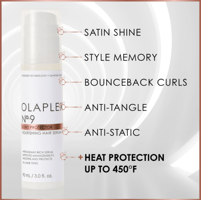 Olaplex No.9 Bond Protector Nourishing Hair Serum 90ml Halo Hair & Skin - rosehipskincare.com.au