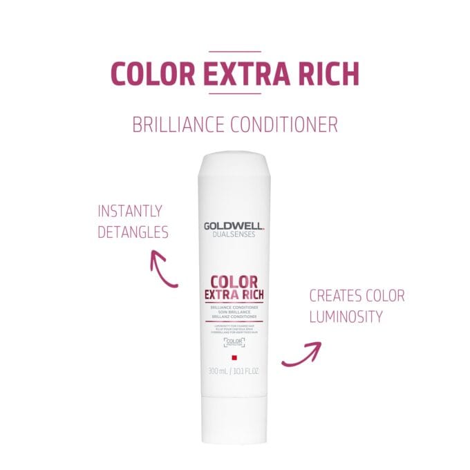 Goldwell Dualsenses Color Extra Rich Conditioner 300ml Halo Hair & Skin - rosehipskincare.com.au