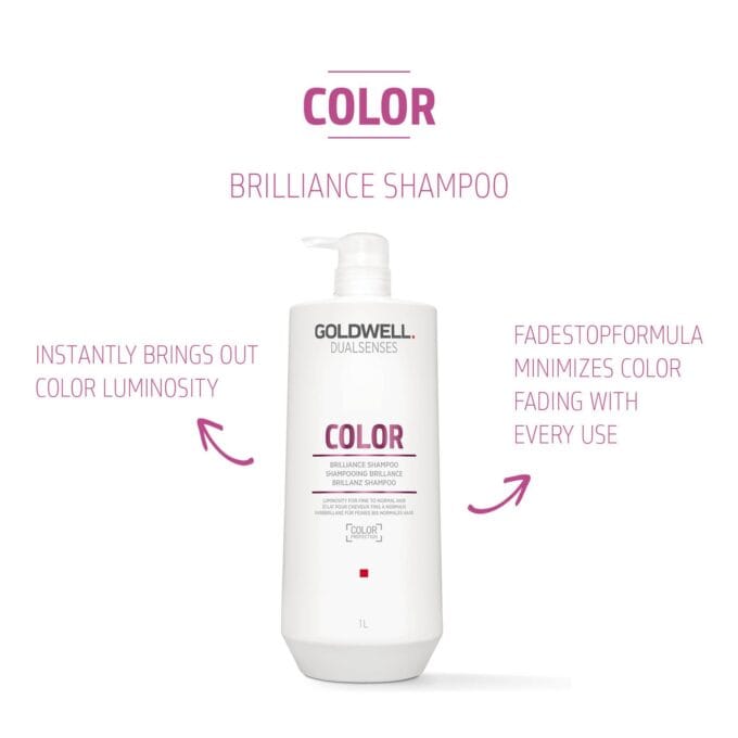 Goldwell Dualsenses Color Brilliance Shampoo 1000ml Halo Hair & Skin - rosehipskincare.com.au