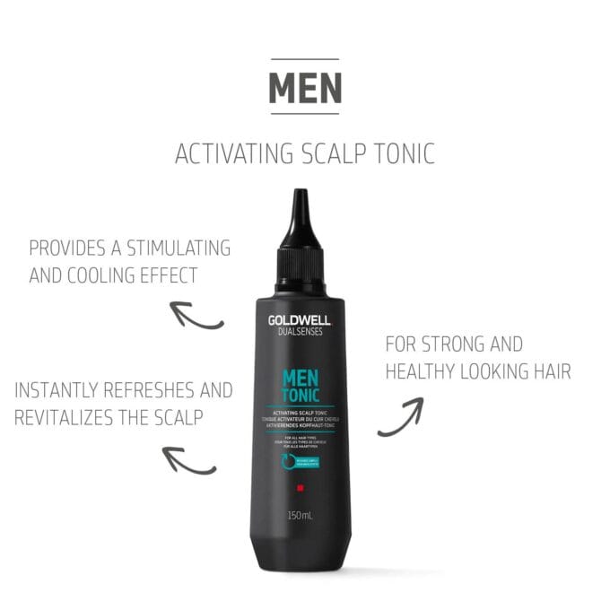 Goldwell Dualsenses Men Activating Scalp Tonic 150ml Halo Hair & Skin - rosehipskincare.com.au