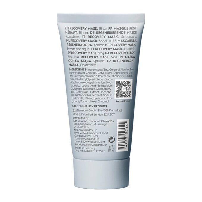 Kerasilk Recovery Mask Travel Size 50ml Halo Hair & Skin - rosehipskincare.com.au
