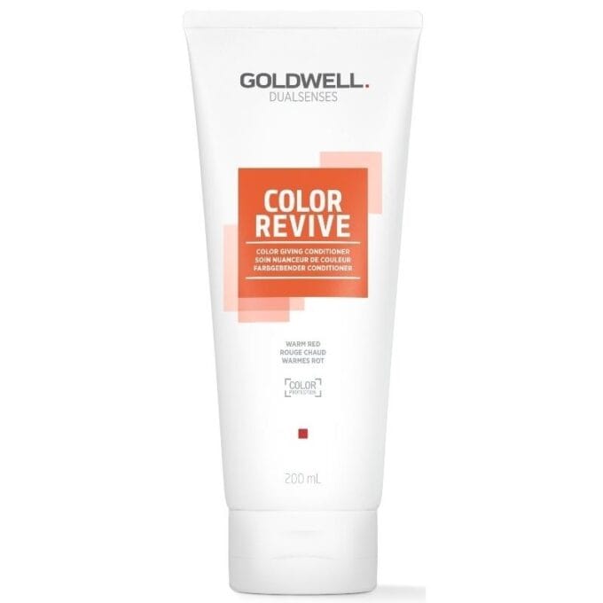 Goldwell Dualsenses Color Revive Conditioner - Warm Red 200ml Halo Hair & Skin - rosehipskincare.com.au
