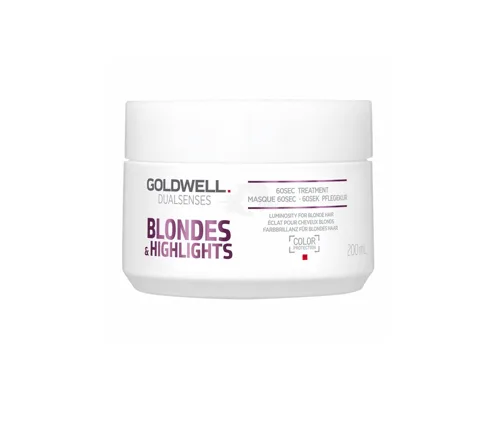Goldwell Dualsenses Blondes & Highlights 60 Second Treatment 200ml Halo Hair & Skin - rosehipskincare.com.au