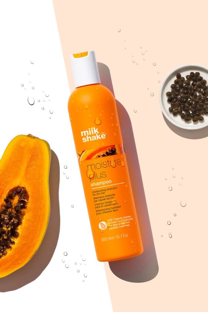 milk_shake Moisture Plus Shampoo 300ml Halo Hair & Skin - rosehipskincare.com.au